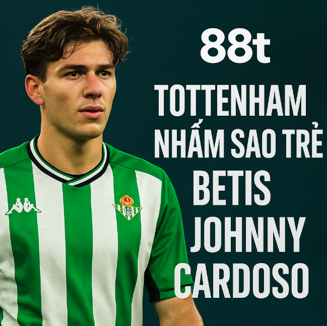 88T: Tottenham Nhắm Sao Trẻ Betis Johnny Cardoso
